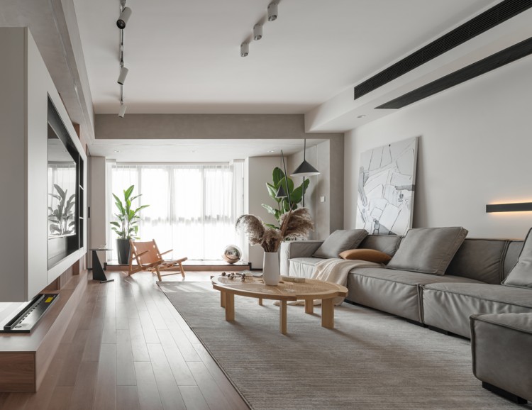 北歐風復試客廳裝修效果圖