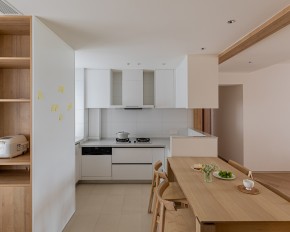 日式大平層廚房裝修效果圖