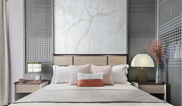 中式大平層臥室裝修效果圖