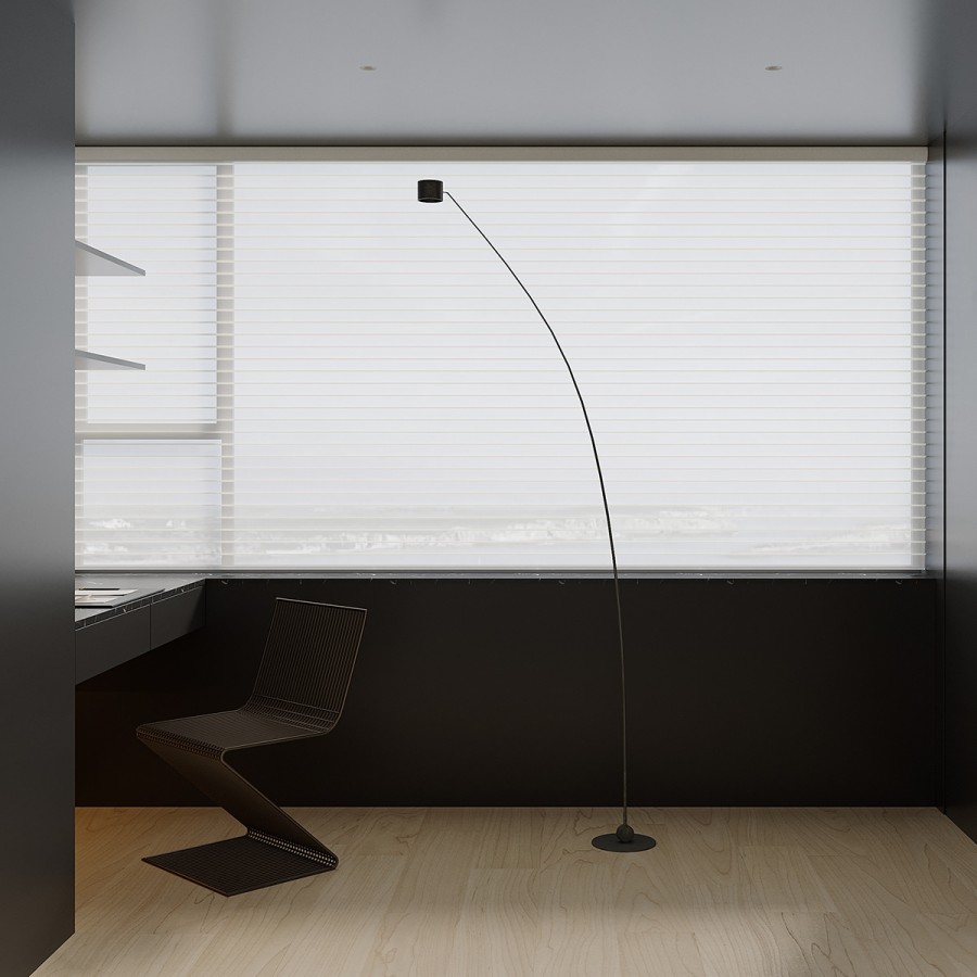 現(xiàn)代簡約大平層書房裝修效果圖