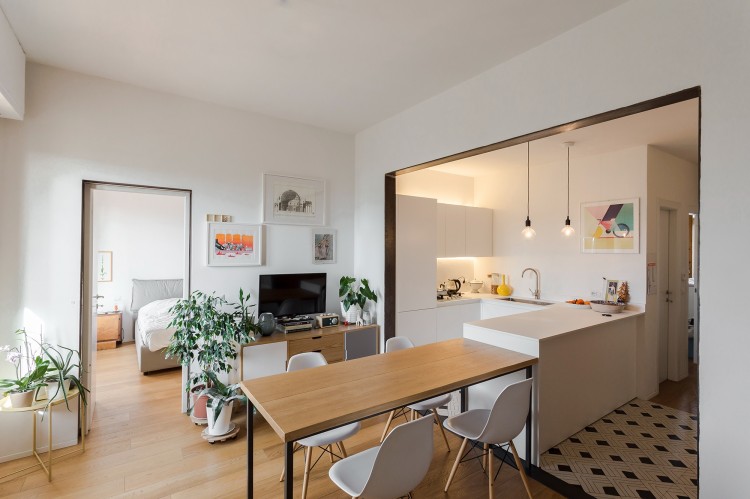 原木風小戶型裝修效果圖