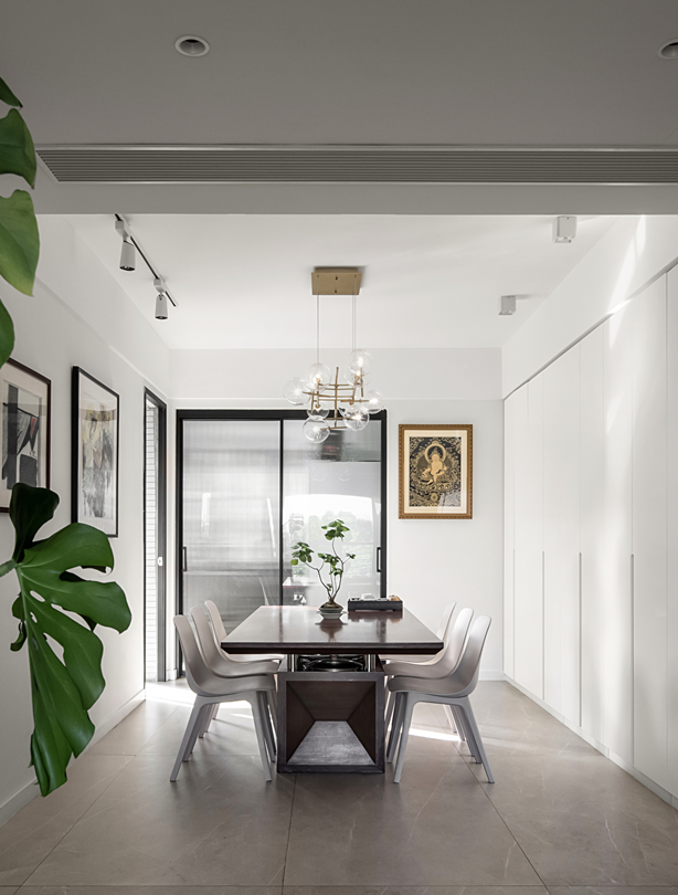 北歐風(fēng)三居室餐廳裝修效果圖