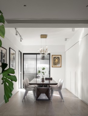 北歐風(fēng)三居室餐廳裝修效果圖