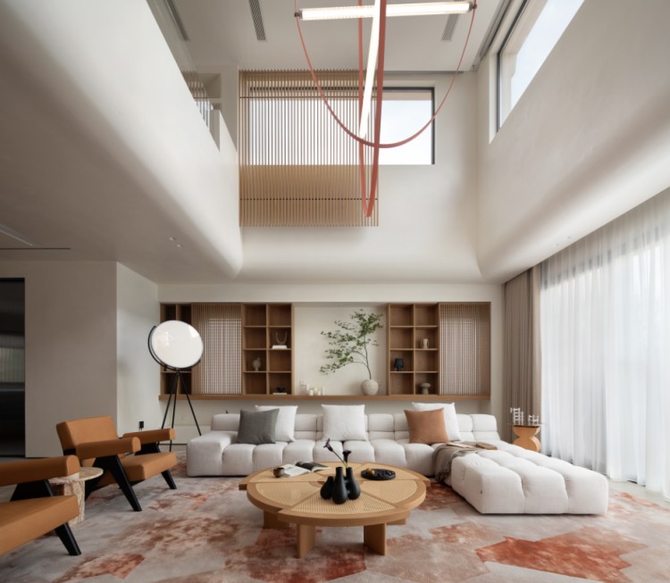 原木風(fēng)別墅裝修效果圖