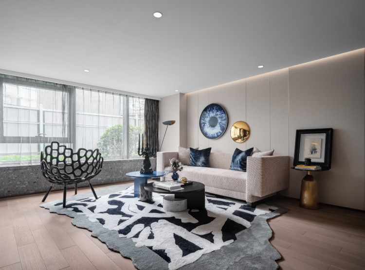 現代簡約三居室裝修效果圖