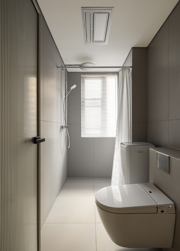 原木風三居室衛生間裝修效果圖