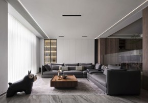 現(xiàn)代簡約別墅客廳裝修效果圖