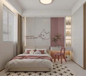 現代簡約三居室兒童房裝修效果圖