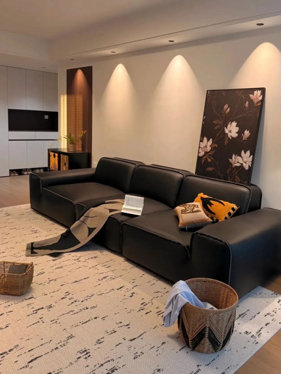 中古風兩居室客廳裝修效果圖