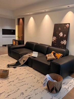 中古風兩居室客廳裝修效果圖