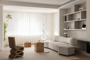 現代簡約三居室客廳裝修效果圖