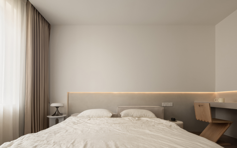 現代簡約三居室臥室裝修效果圖