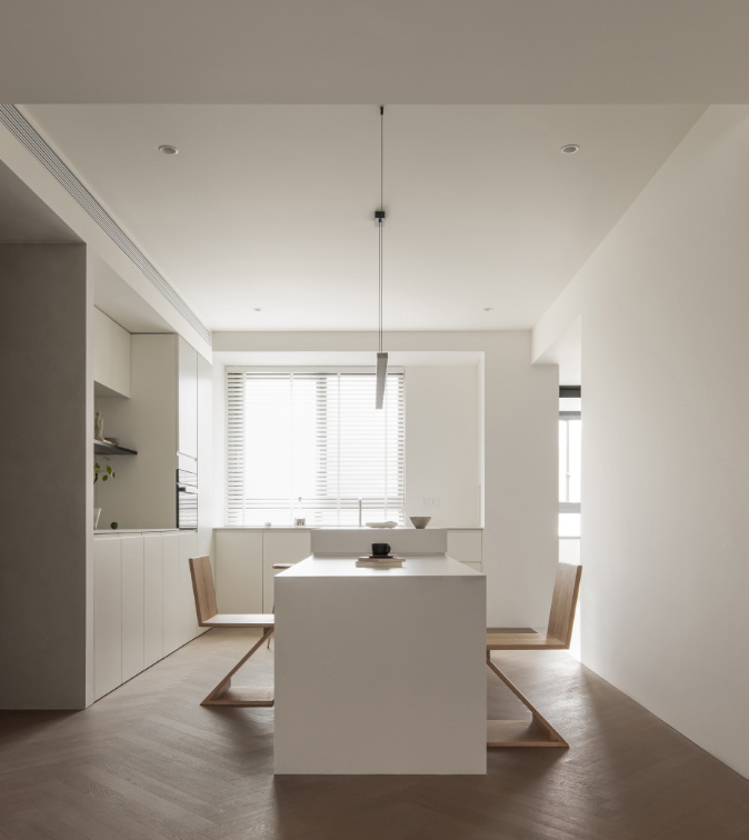 現代簡約三居室餐廳裝修效果圖