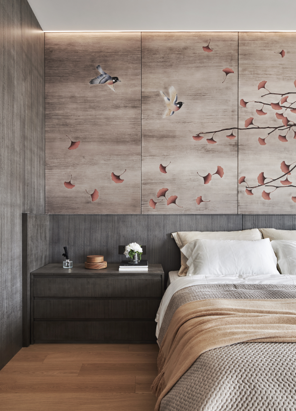 新中式別墅臥室裝修效果圖