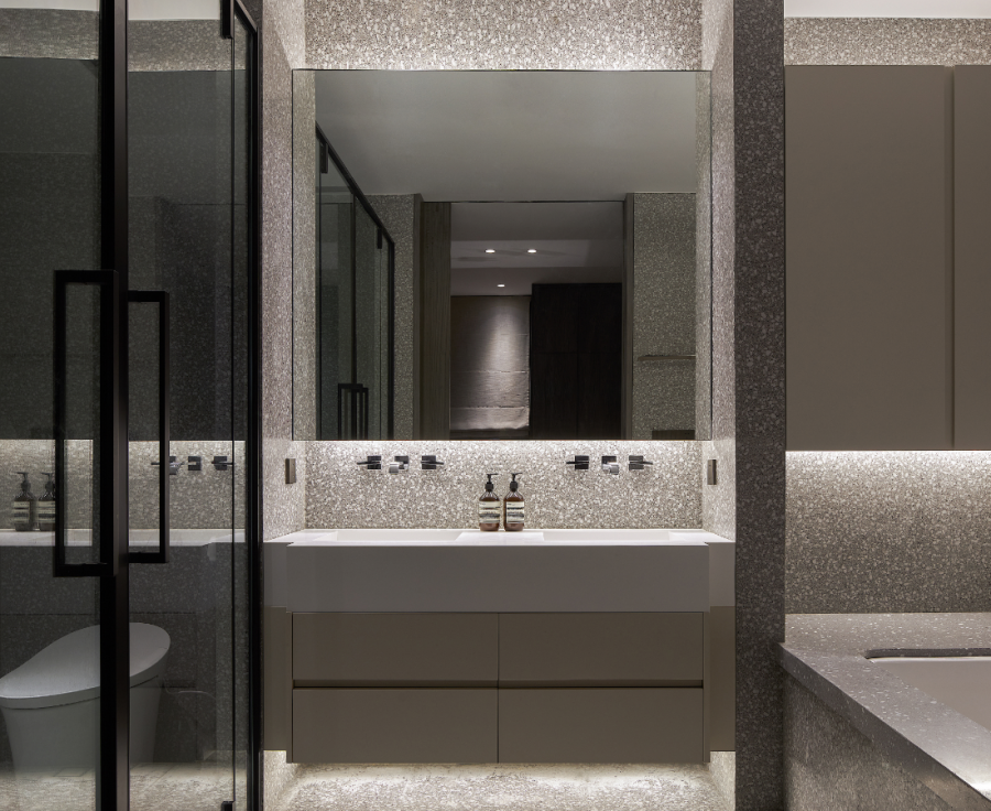 新中式別墅衛生間裝修效果圖