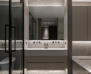 新中式別墅衛生間裝修效果圖