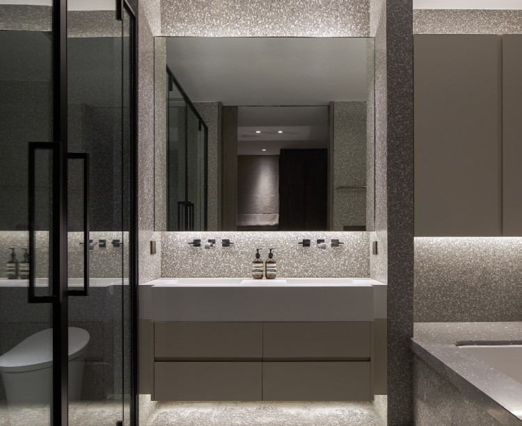 新中式別墅衛生間裝修效果圖