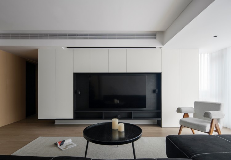 現代簡約三居室裝修效果圖