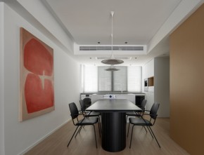 現代簡約三居室餐廳裝修效果圖