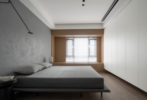 現代簡約三居室臥室裝修效果圖