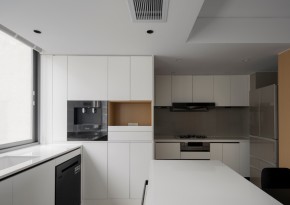 現代簡約三居室廚房裝修效果圖