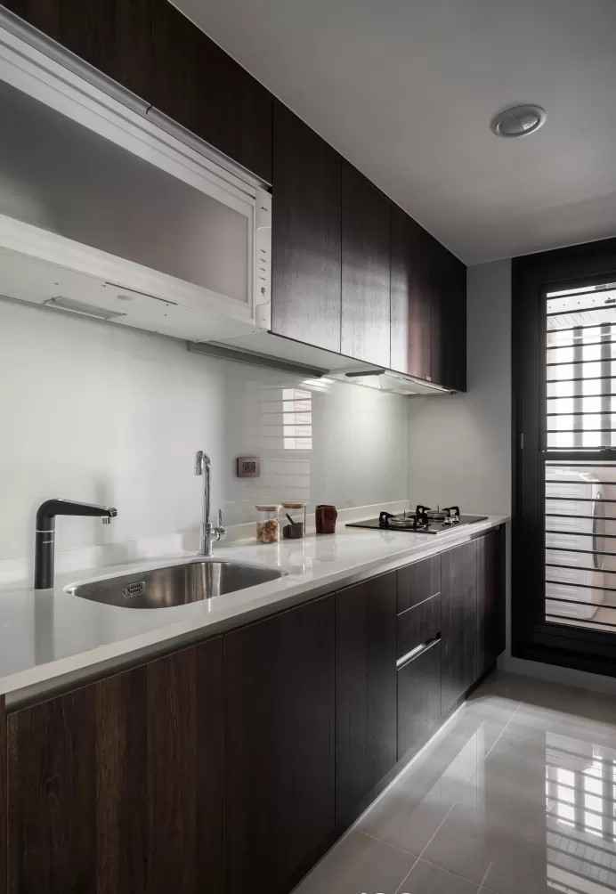 日式小戶型兩居室廚房裝修效果圖