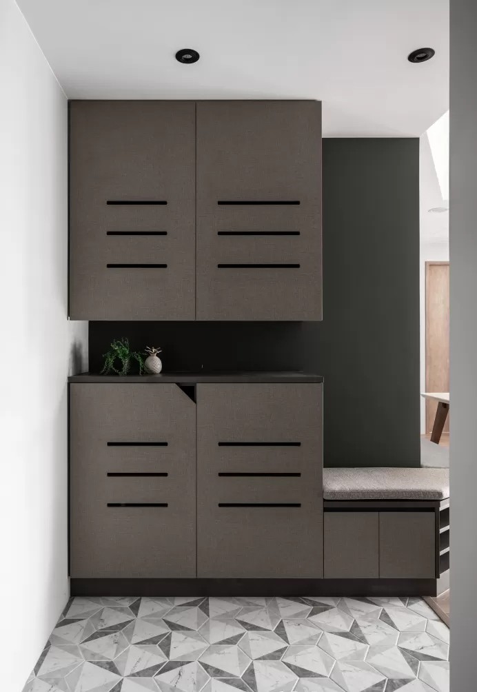 日式小戶型兩居室玄關裝修效果圖