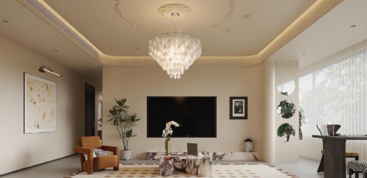 法式復古三居室裝修效果圖