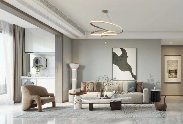 現(xiàn)代簡約兩居室裝修效果圖