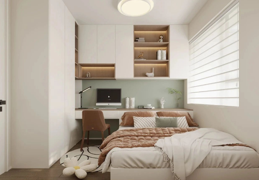 現代奶油風三居室兒童房裝修效果圖