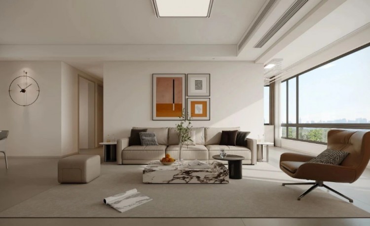 現代簡約三居室裝修效果圖