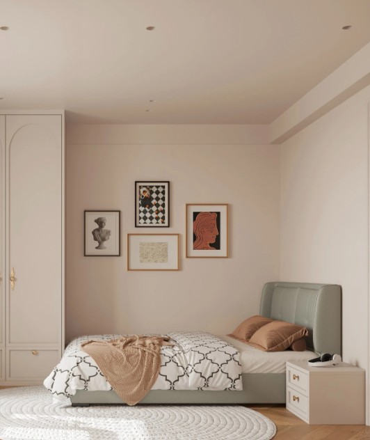 法式中古風三居室兒童房裝修效果圖