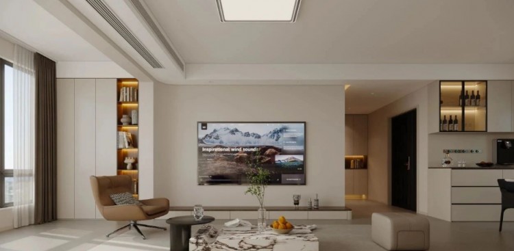 現(xiàn)代簡(jiǎn)約三居室裝修效果圖