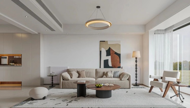 現代簡約三居室裝修效果圖