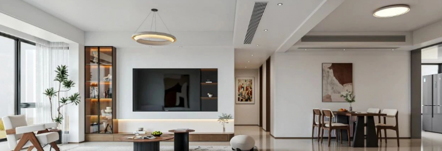 現(xiàn)代簡約三居室客廳裝修效果圖