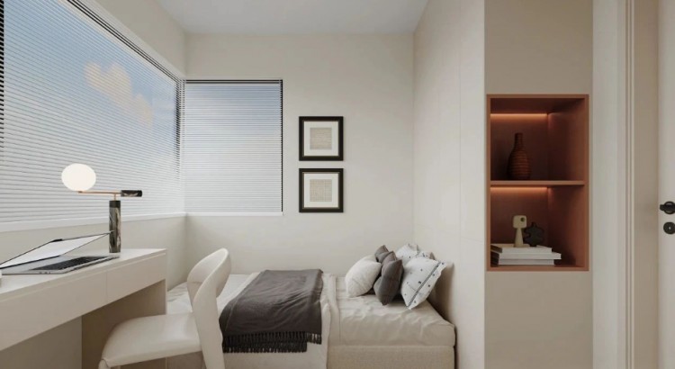 現代簡約三居室兒童房裝修效果圖