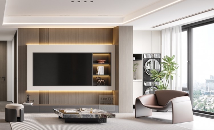 金秋花園意式三居室裝修效果圖