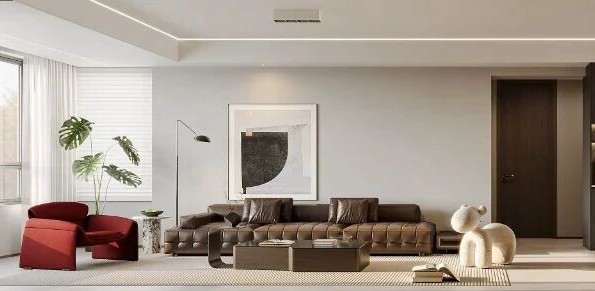 現代簡約三居室裝修效果圖