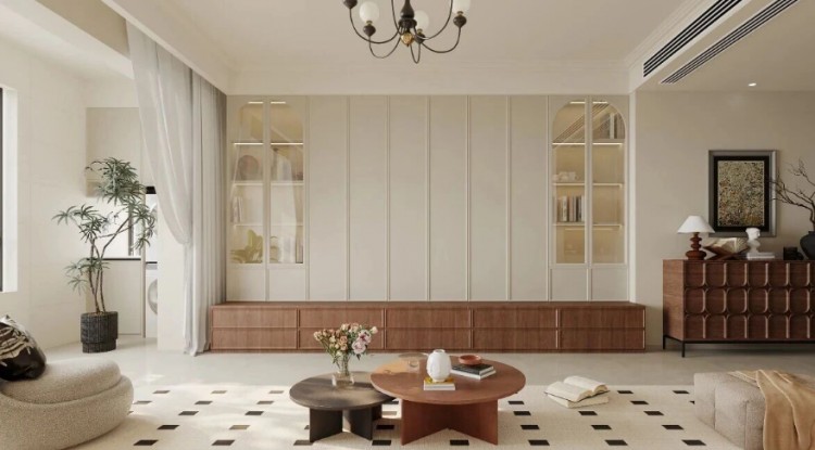 現代簡約三居室裝修效果圖