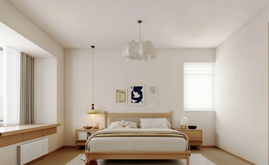 原木風兩居室臥室裝修效果圖