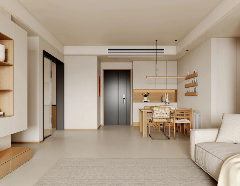 原木風兩居室餐廳裝修效果圖