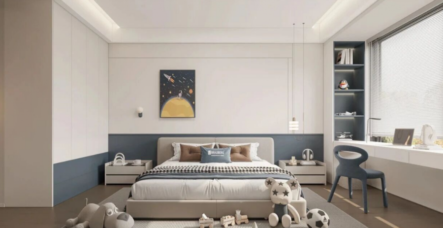 意式極簡三居室兒童房裝修效果圖