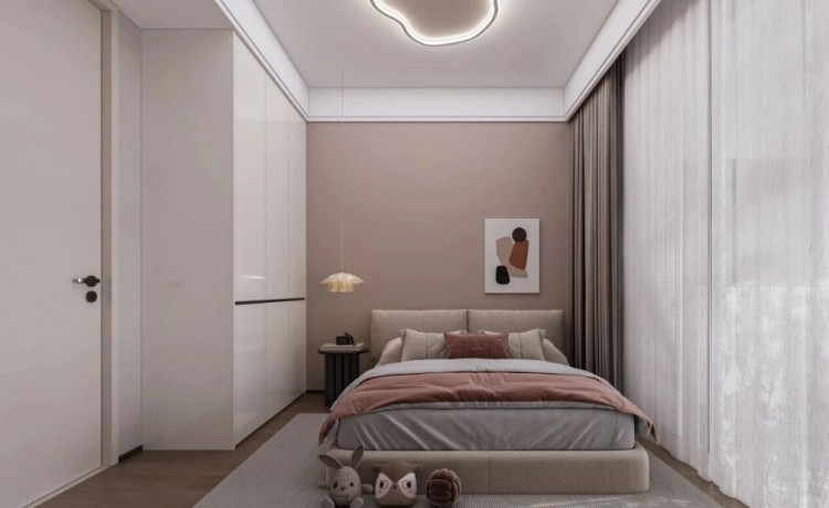 現代簡約三居室兒童房裝修效果圖