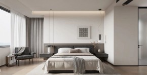 現代簡約三居室臥室裝修效果圖