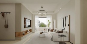 現代簡約三居室客廳裝修效果圖