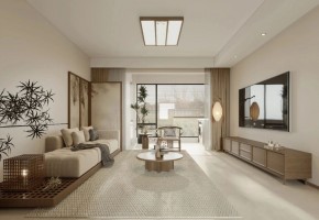 宋氏三居室客廳裝修效果圖