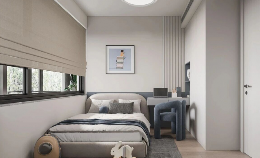 現代簡約復式別墅兒童房裝修效果圖