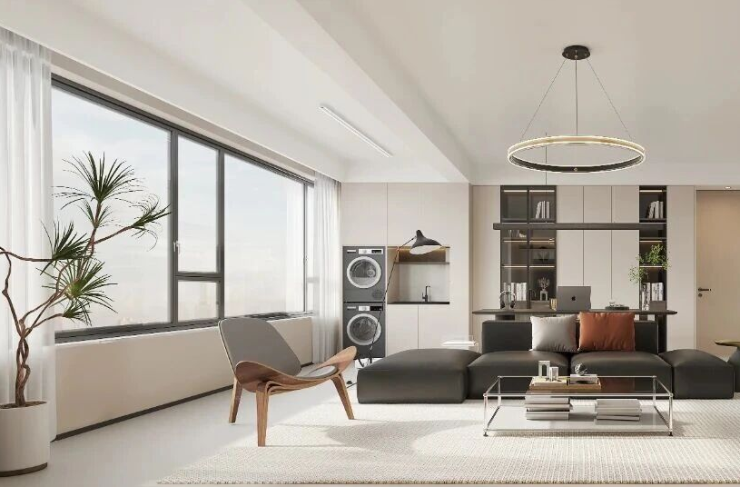 現代簡約三居室裝修效果圖