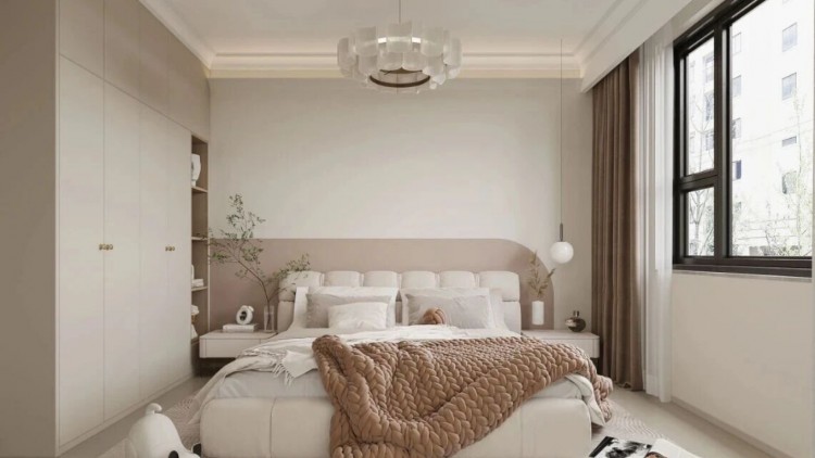 現代簡約兩居室臥室裝修效果圖