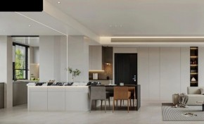 現代簡約三居室餐廳裝修效果圖